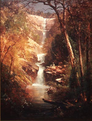 Haggin Museum Thomas Hill Waterfall High Sierra Chilnu Waters