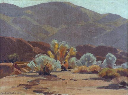 Sam Hyde Harris Cathedral Canyon Sketch 1951