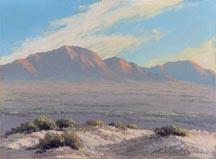 John W Hilton Desert Dunes and Mountains