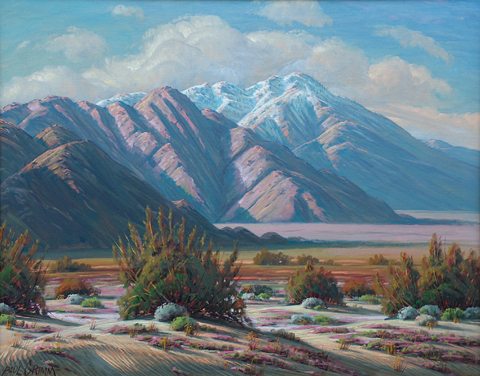 Desert Charm c 1954, Mt. San Jacinto Paul Grimm, 1870-1950 oil on canvas, 24 x 30
