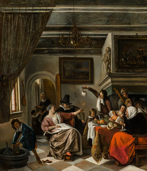 Jan Steen, As old men sing, 1662 Fabre Museum, Montpellier, France (French Riviera)<empty>