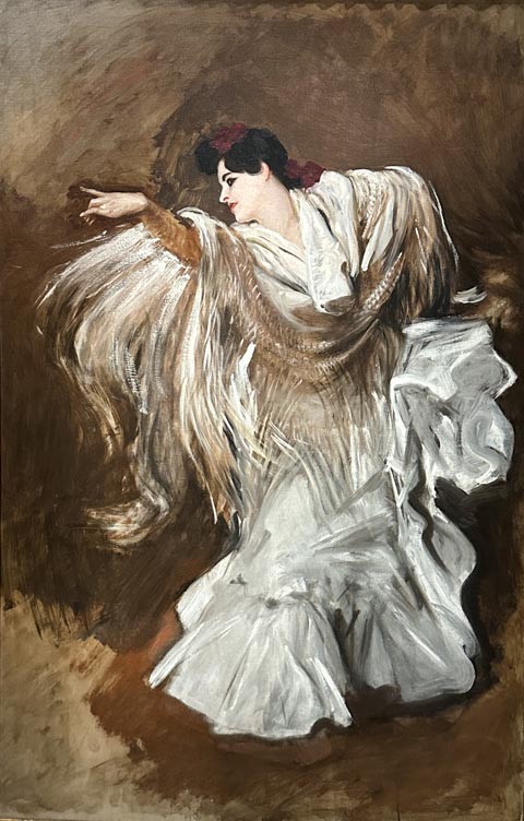 John Singer Sargent, La Carmencita Dancing, 1890 oil on canvas, Private Collection