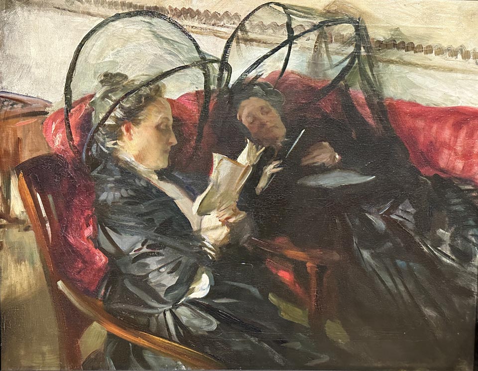 John Singer Sargent, Mosquito Nets, 1908 oil on canvas, Detroit Institute of Arts, Detroit, MI