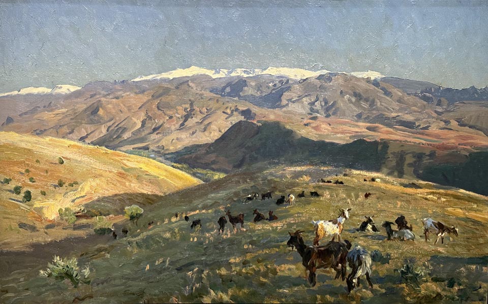 John Singer Sargent, Sierra Nevada, 1912 oil on canvas, Collection of Barty Smith