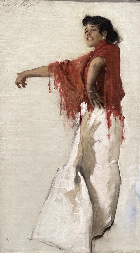 John Singer Sargent, Spanish Dancer, 1879-1880 oil on canvas, Private Collection