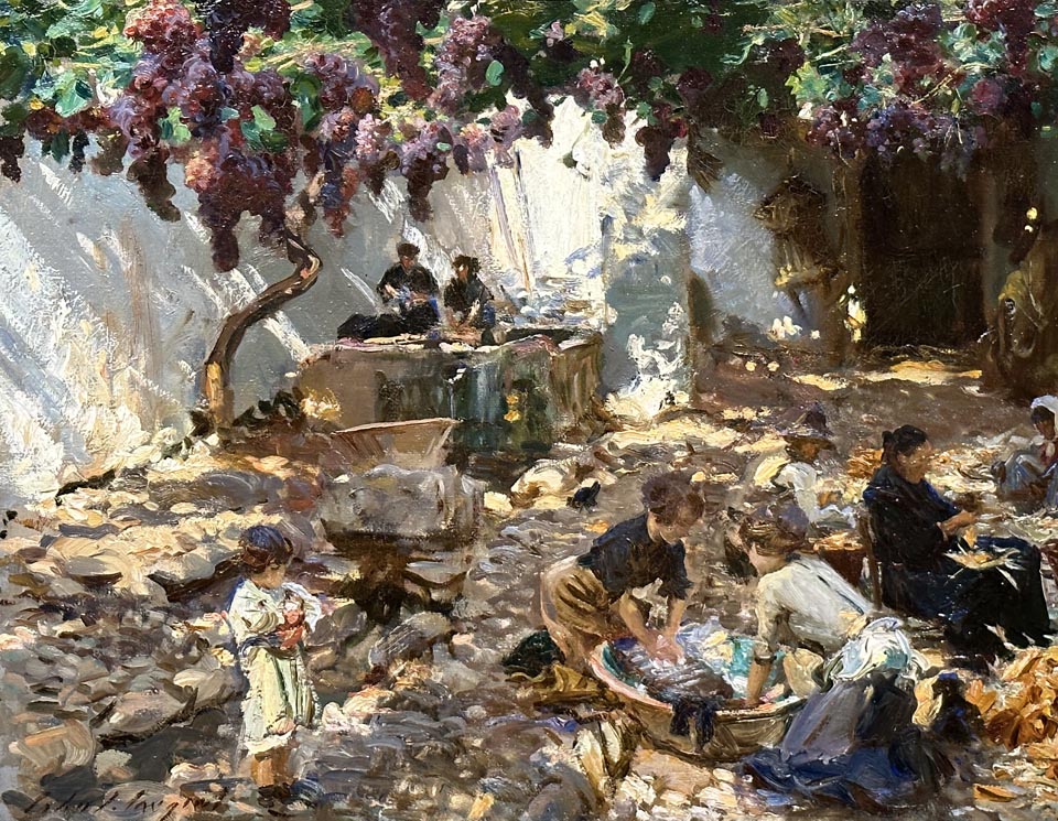 John Singer Sargent, Women at Work, 1912 oil on canvas, Private Collection, Seattle, WA
