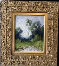 Carl Henrik Jonnevold 1856-1955, A Verdant Landscape  Oil on board, 8 x 10  $4,000 