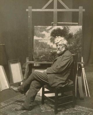 William Keith Photo with Easel