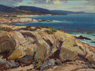 Carl Oscar Borg 1879-1947, Golden Shores, Laguna Beach. 1920