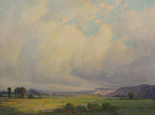 Anna Hills 1882-1930, Cloud Shadows, 1918