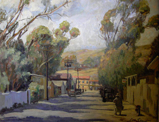 Carl Schmidt 1885 - 1969, El Paseo Street, 1924 
