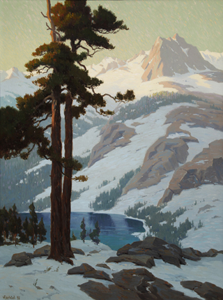  Elmer Wachtel 1864-1929. Sierra Winter Scene, 1920