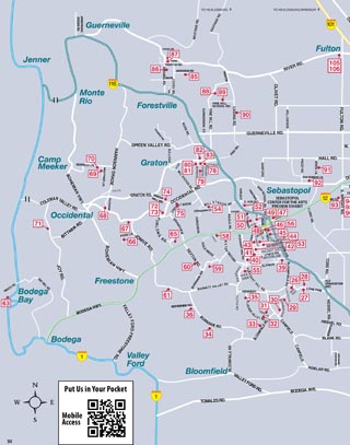 Art Trails Map West