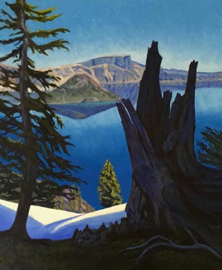 Linda Sorensen Blue Crater  Lake  Oregon