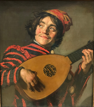 Frans Hals, 1581-1666 Buffoon with a Lute, oil on canvas, c1623-24