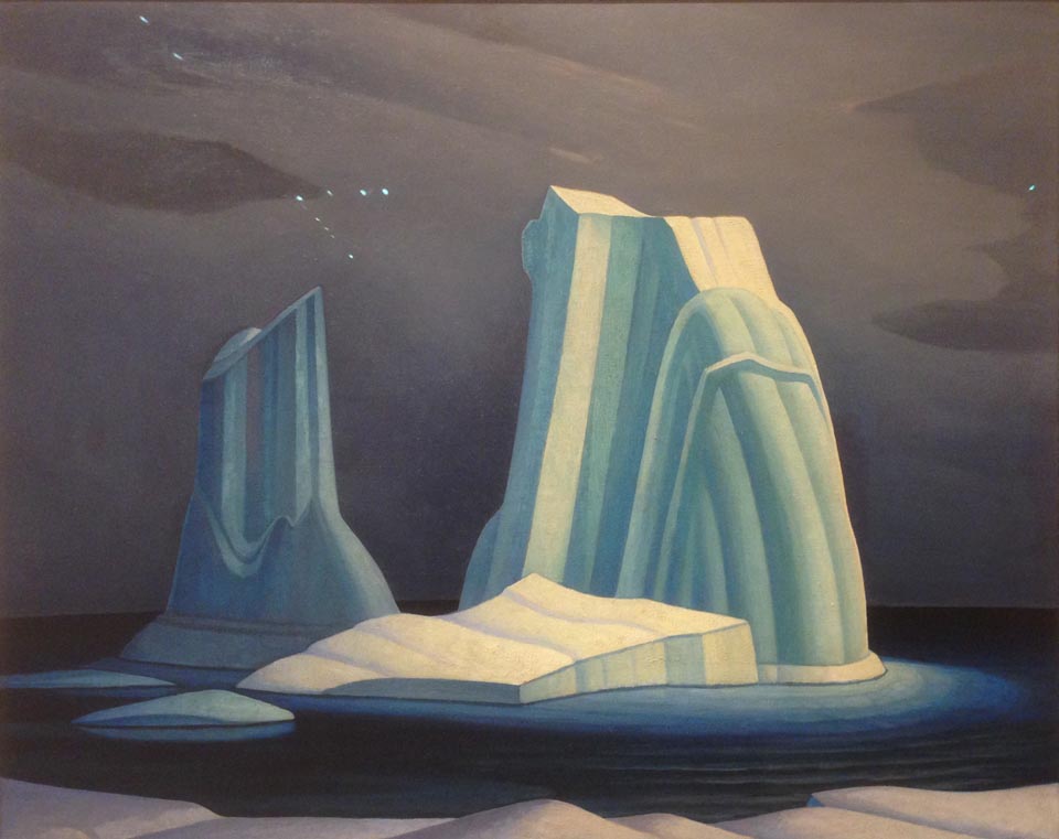 Lawren Harris, Icebergs, Davis Strait, 1930, McMichael Canadian Art Collection, Kleinburg, Ontario