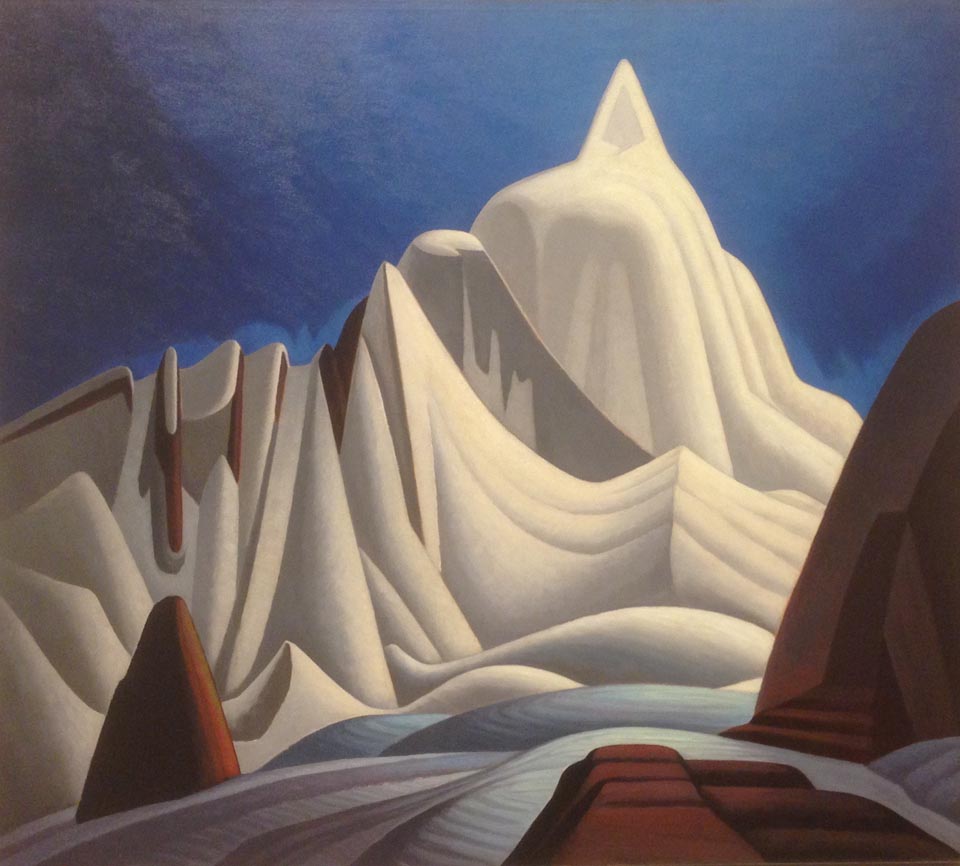 Lawren Harris, Mountains in Snow: Rocky Mountain Paintings VII, c1929,  The Thomson Art Collectin at the Art Gallery of Ontario, Toronto