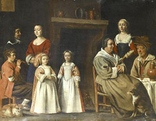 Portraits in an Interior, 1647 Musee du Louvre
