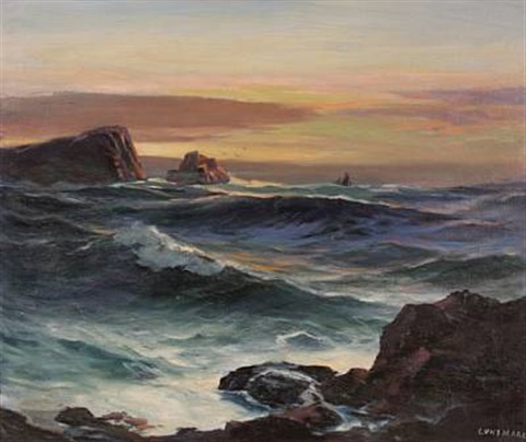 Leon Lundmark, When Day is Done, 25 x 36, Private Collection