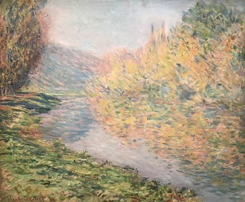 Claude Monet, Autumn at Jeufosse, 1884 Private Collection