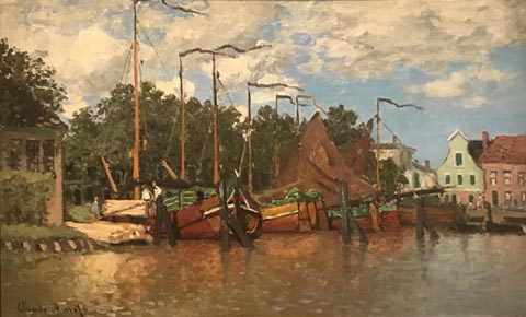 Boats of Zaandam, 1871 Private Collection