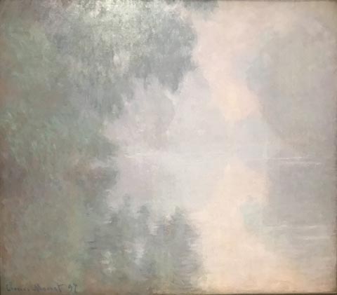 Claude Monet, Morning on the Seine, Giverny, 1897 Mead Art Museum, Amherst College, Amherst, MA