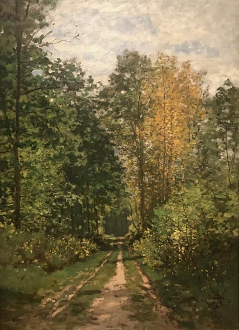 Claude Monet, Path into the Forest, 1865 Arp Museum Bahnhof Rolandseck, Remagen, Germany