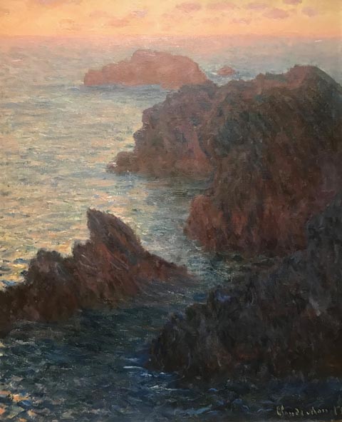 Claude Monet, Rocks at Belle-Ile, Port Domois, 1886 Cincinnati Art Museum, Cincinnati, OH