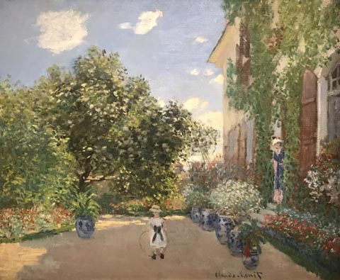 Claude Monet, The Artist's House at Argenteuil, 1873 The Art Institute of Chicago, Chicago, IL