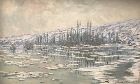 Claude Monet, The Break-up of the Ice, 1880 University of Michigan Museum of Art, Ann Arbor, MI