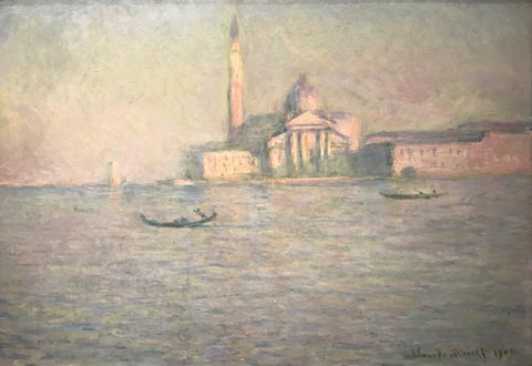 Claude Monet, The Church of San Giorgio Maggiore, Venice, Venice, Italy Indianapolis Museum of Art , Newfields, IN