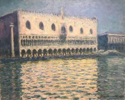 Claude Monet, The Doge's Palace, 1908 Brooklyn Museum, New York, NY