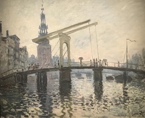 Claude Monet, The Drawbridge, Amsterdam, 1870-71 Shelburne Museum, Shelburn, VT