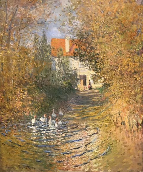 Claude Monet, The Geese, 1874 Sterling and Francine Clark Art Institute, Williamstown, MA