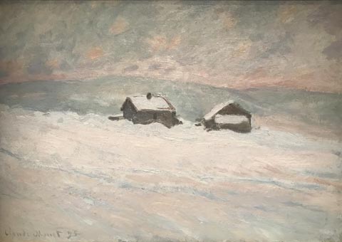 Claude Monet, The Houses in the Snow, Norway, 1895 Denver Art Museum, Denver, CO