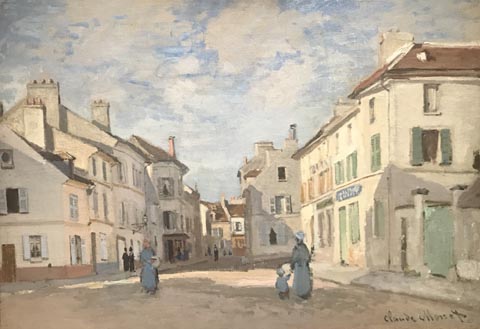 Claude Monet, The Old Rue de la Chaussee at Argenteuil, 1872 Christie's