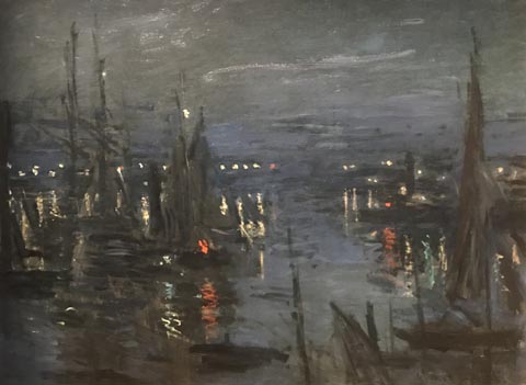 Claude Monet, The Port of Le Havre, Night Effect, 1873 Private Collection