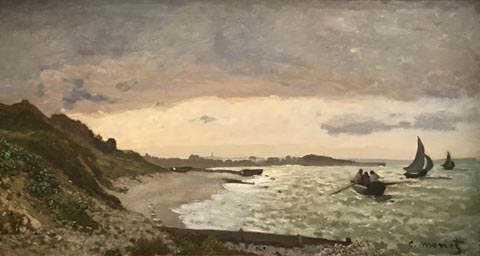 Claude Monet, The Seashore at Sainte-Adresse, 1864 Minneapolis Institute of Art, Minneapolis, MN