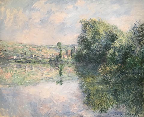 Claude Monet, The Seine at Vetheuil, c1880 Portland Museum of Art, Portland, ME