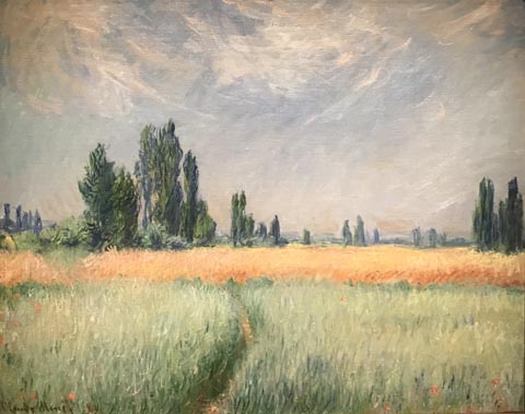 Claude Monet, Wheat Field, 1881 Private Collection