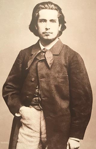 Claude Moneet in 1860 at age 20