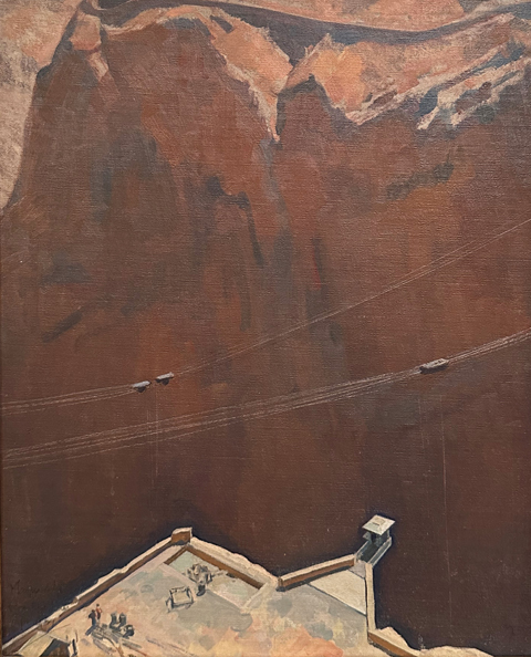 Maynard Dixon, Untitled (Boulder Dam Project), 1934 Nevada Museum of Art