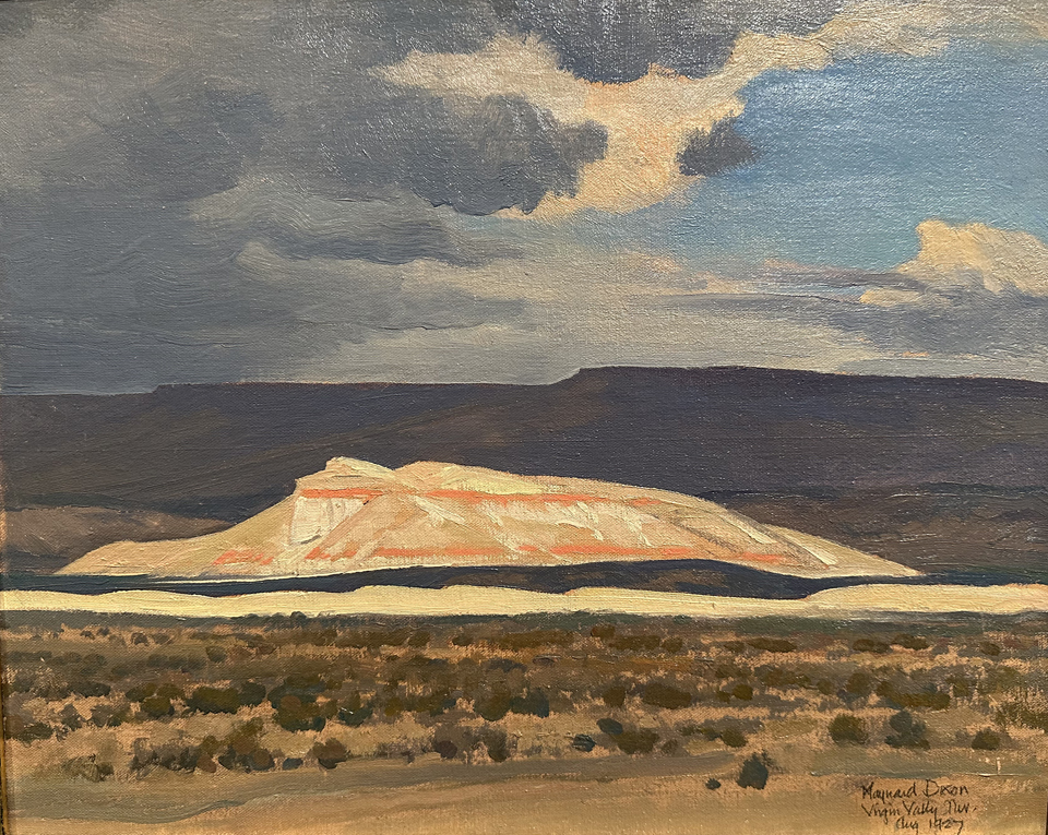 Maynard Dixon, Ancient Sea Levels (Virgin Valley, NV) 1927 collection of Brigham Young University Museum of Art