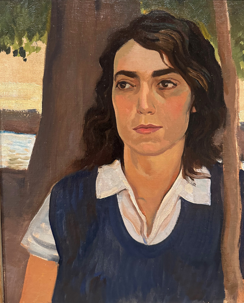 Maynard Dixon, Mexican Girl at Lone Pine 1929 oil on canvas collection of Brigham Young University