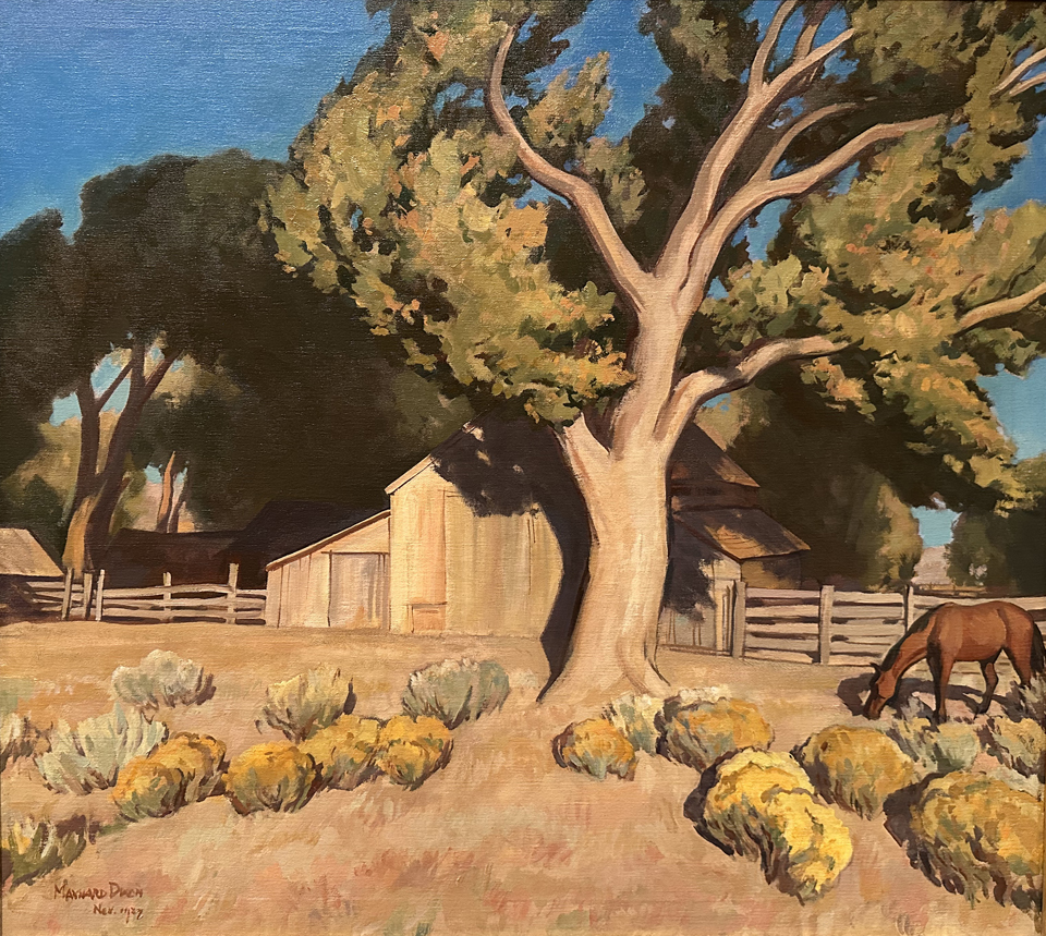 Maynard Dixon, Old Homesite 1937, collection of Brigham Young University Museum of Art