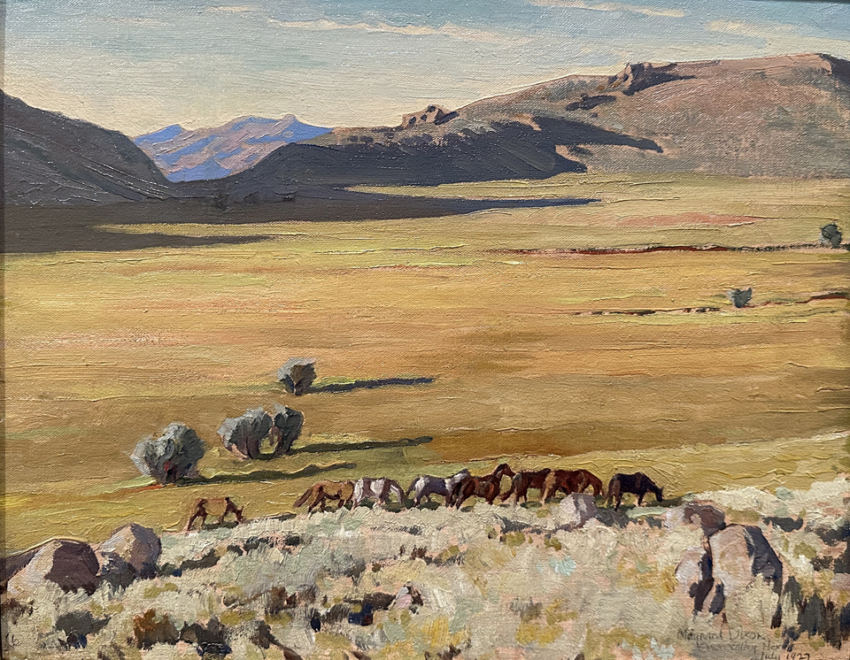 Maynard Dixon, Meadows (Onion Valley, NV) 1927, private collection