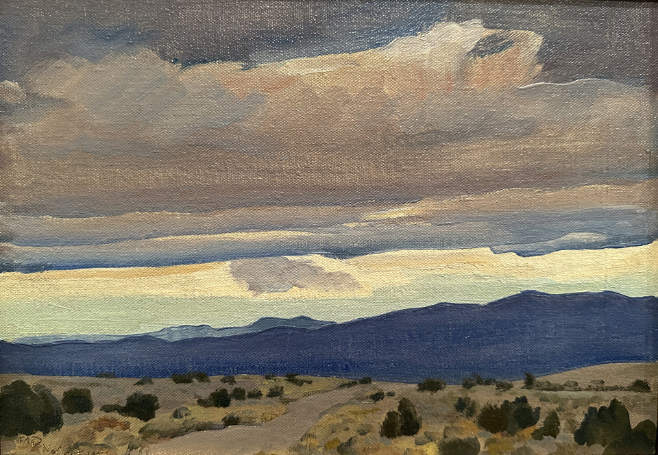  Maynard Dixon, Traveling Storm 1937, collection of the A. P. Hays Family