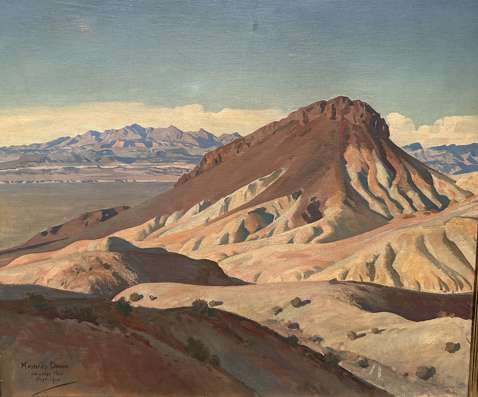  Maynard Dixon, Volcanic Cones (Boulder, NV) 1934, Brigham Young University Museum of Art