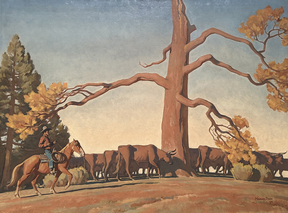 Maynard Dixon, Top of the Ridge 1933, Blanton Museum of Art, University of Texas at Austin