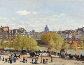 Claude Monet Quai du Louvre 1867 age 27